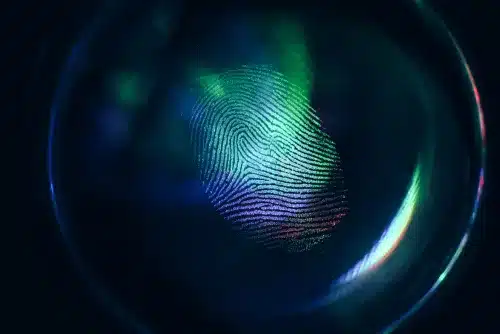 Finger print (forensics).