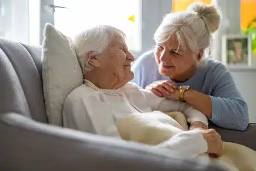 Kind aged care support.